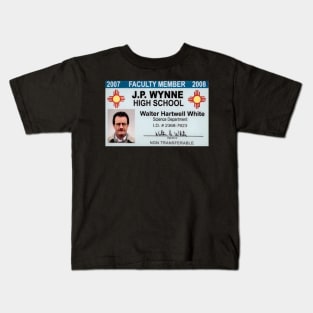 Walter White teacher Kids T-Shirt